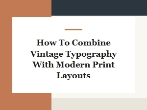 Bridging Eras in Print Design