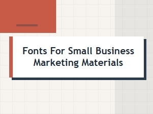 Essential Fonts for Business Marketing Materials